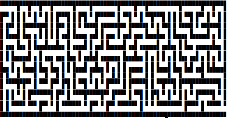 Example maze output