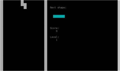 tetris raspberry pi run keyboard control game use
